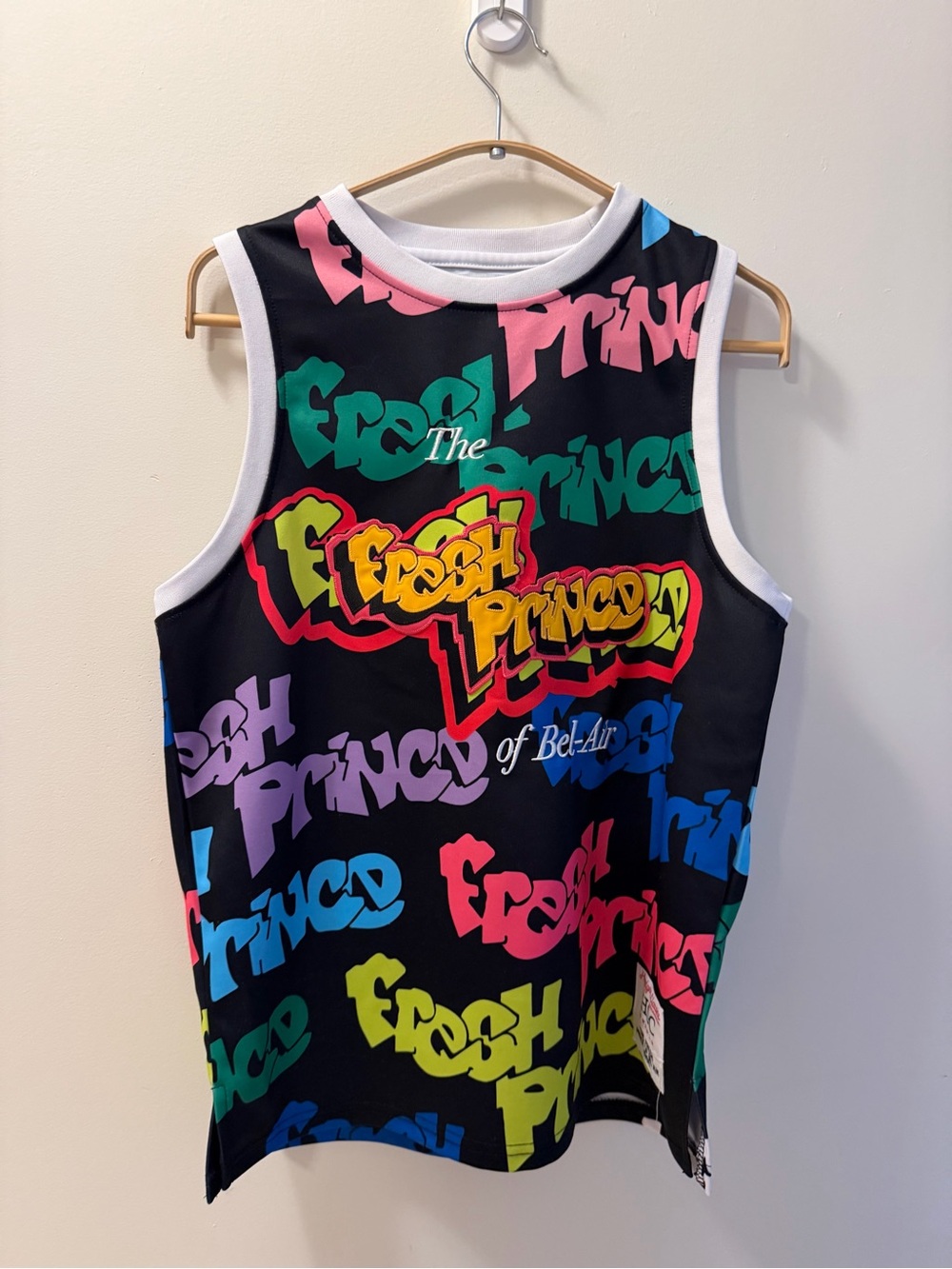 Headgear Classics Fresh Prince Bel-Air Smith 14 Basketball Jersey L